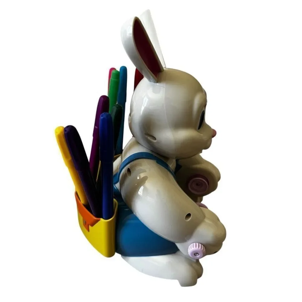 JOYIN Motorized Easter Egg Decorator Kit Easter Busy Bunny Egg Spinner